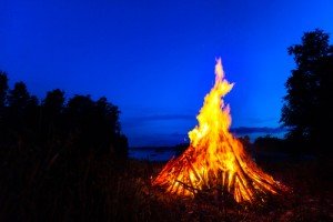 In Southern Louisiana, bonfires are lit on Christmas Eve. 
