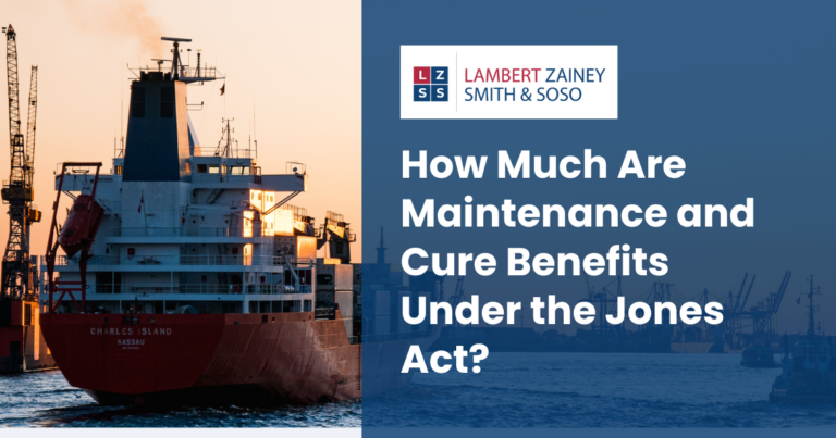 How Much Are Maintenance and Cure Benefits Under the Jones Act