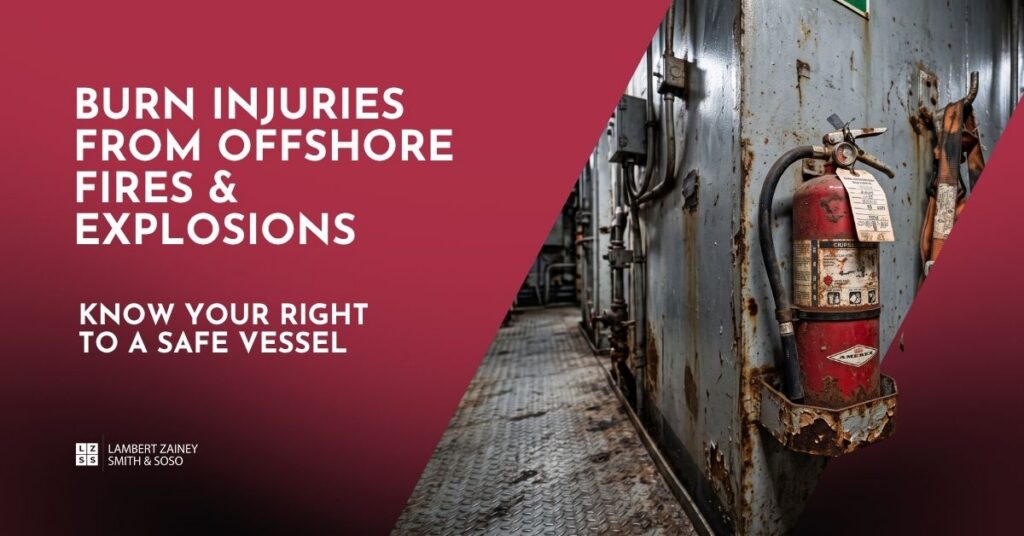 Maritime Burn Injuries — Your Legal Rights and What You Can Recover Maritime Burn Injuries