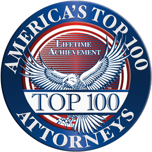 Hugh "Skip" Lambert Americas Top 100 Attorneys Lifetime Badge