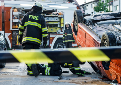 multi car accident