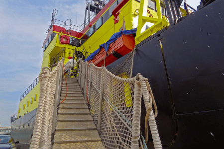 Vessel Transfer Accidents maritime gangway injury case result